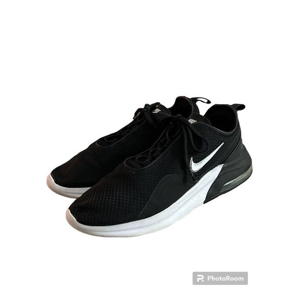 Nike Air Max Motion 2 Black/White Running Shoes AO0352-007 Women's Size 11 - Picture 1 of 9